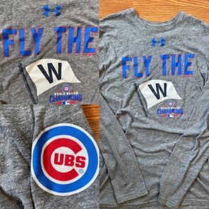 Cubs Fly The W Under Armour L Long Sleeve Shirt